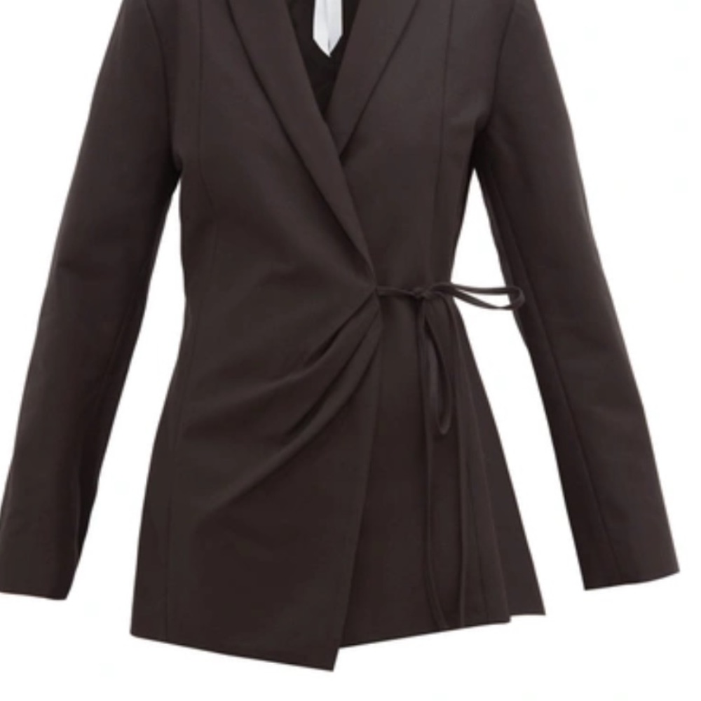 Merlette Vanda Wrap Cotton -twill Jacket